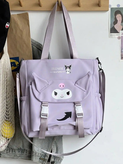 Cartoon Cute Kuromi Shoulder Bag, Waterproof, Great for Daily Life.