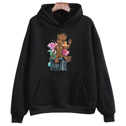 Disney Cartoon Sudadera Marvel Tree Man Groot