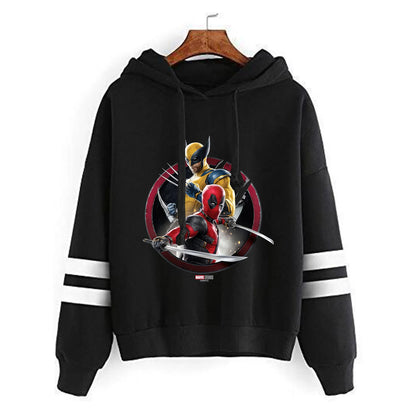 Felpa con cappuccio unisex Marvels per adulti di Deadpool e Wolverine