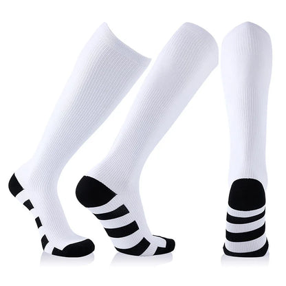 Calcetines de compresión deportivos ideales para entrenamientos como Rugby, Fútbol, Voleibol, etc.