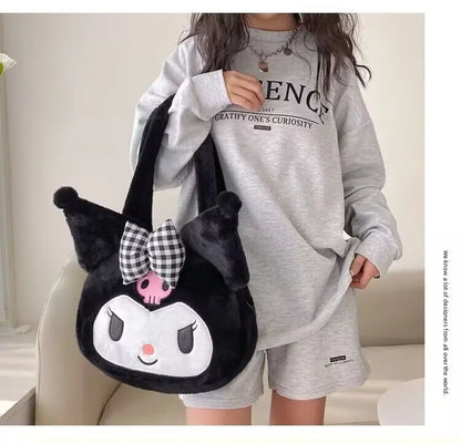 Sanrio Plush Bag, Cartoon Kuromi Melody, Great Gift Idea.