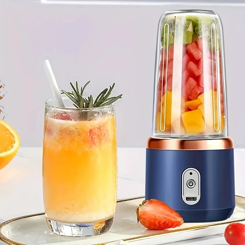 Frullatore multifunzione a doppia tazza ricaricabile tramite USB