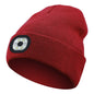 Gorro Luz frontal integrada de 4 LED, 3 tipos de brillo de luz. , otoño e invierno, ideal para pesca, camping, senderismo etc.
USB Recargable