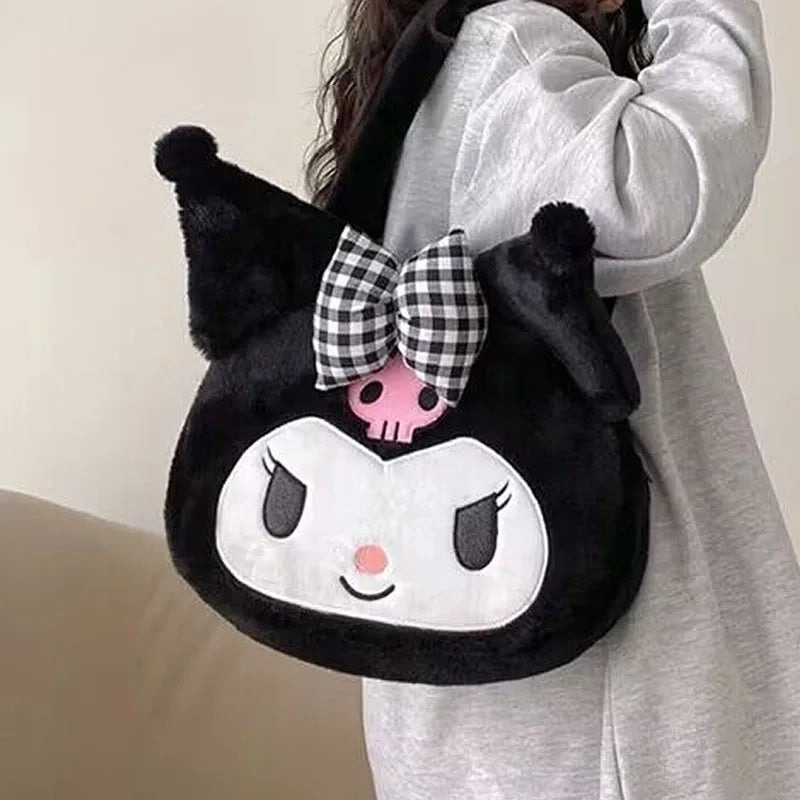 Sanrio Plush Bag, Cartoon Kuromi Melody, Great Gift Idea.