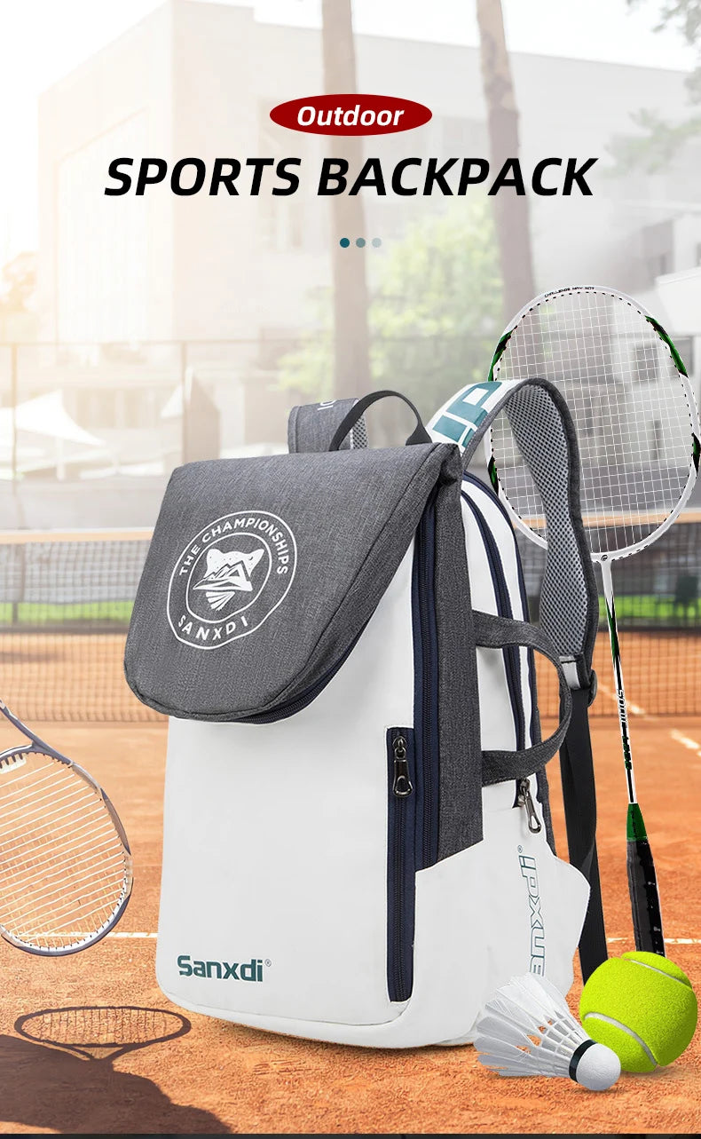 Borsa pieghevole per racchette da paddle, squash, badminton e tennis.