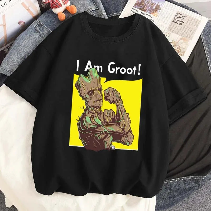 T-shirt con grafica Marvel Baby Groot. Taglia dalla S alla XXXL