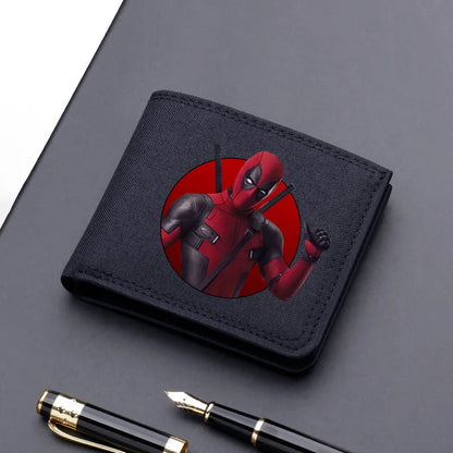 Deadpool Wolverine Anime Wallet Credit Card Holder. Great Gift Idea