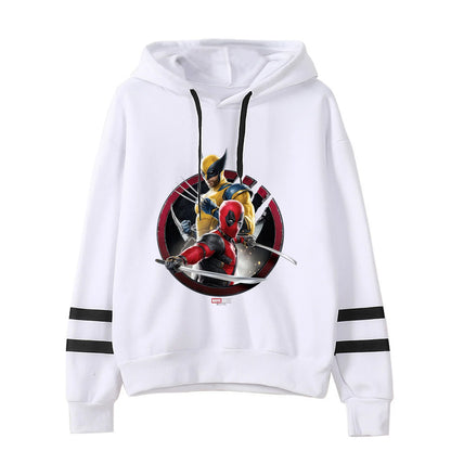 Felpa con cappuccio unisex Marvels per adulti di Deadpool e Wolverine