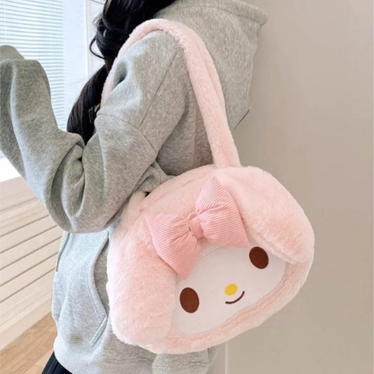 Sanrio Plush Bag, Cartoon Kuromi Melody, Great Gift Idea.