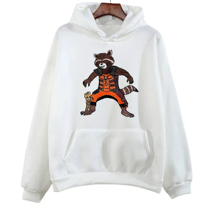 Disney Cartoon Sweatshirt Marvel Tree Man Groot