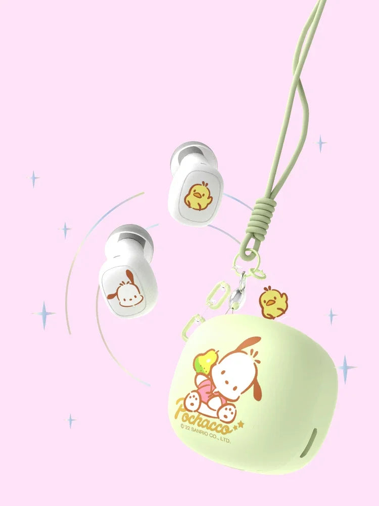 Cuffie wireless Sanrio Hello Kitty, cuffie Bluetooth, Kuromi, My Melody, Cinnamoroll, con riduzione del rumore.