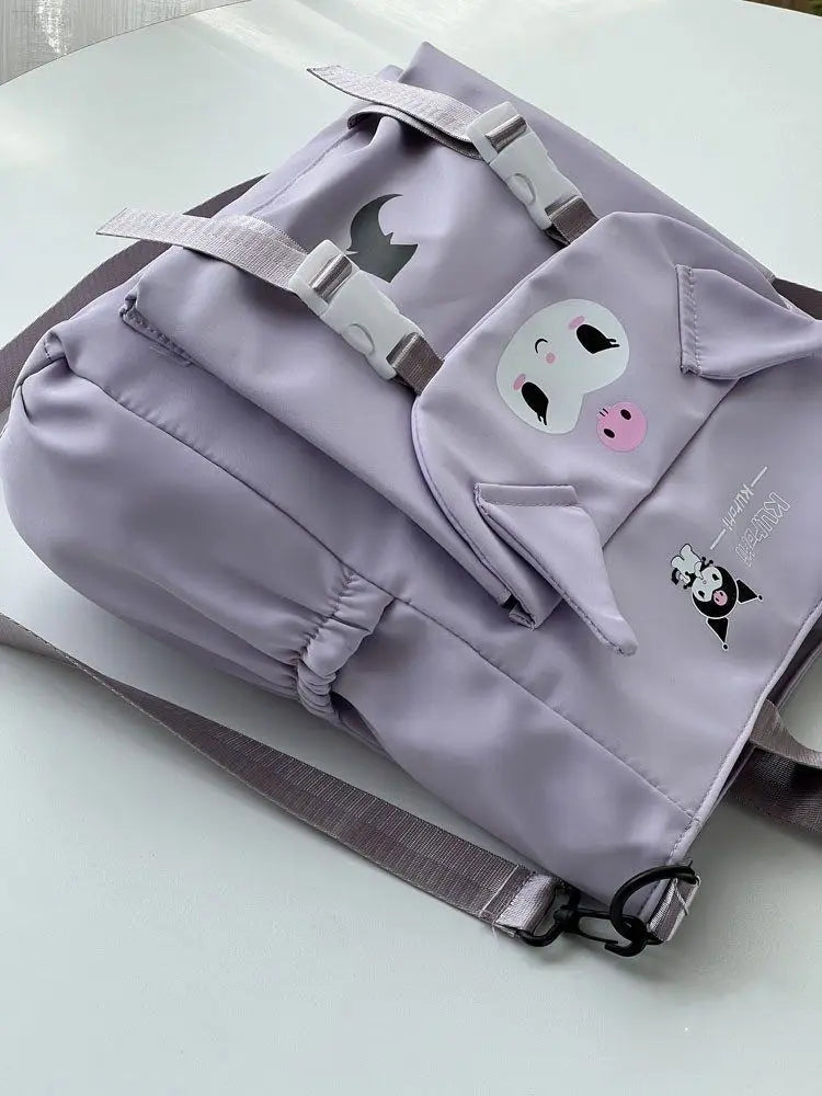 Cartoon Cute Kuromi Shoulder Bag, Waterproof, Great for Daily Life.