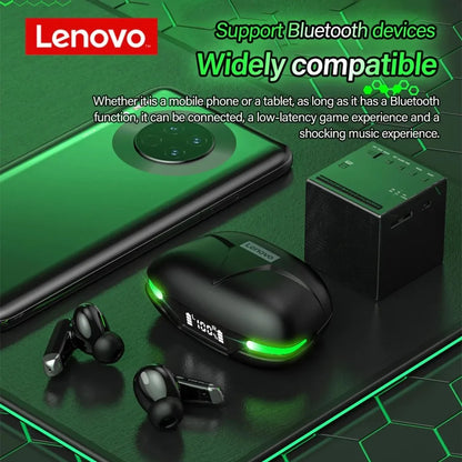 Cuffie con riduzione del rumore Lenovo GM3 Bluetooth 5.0 Connessione rapida.