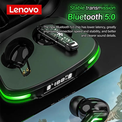 Cuffie con riduzione del rumore Lenovo GM3 Bluetooth 5.0 Connessione rapida.