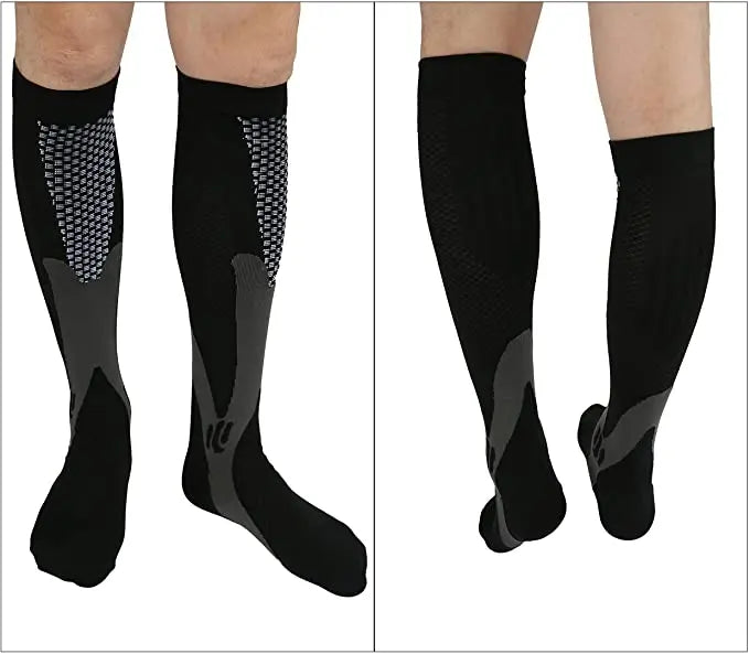 Calcetines de compresión deportivos ideales para entrenamientos como Rugby, Fútbol, Voleibol, etc.