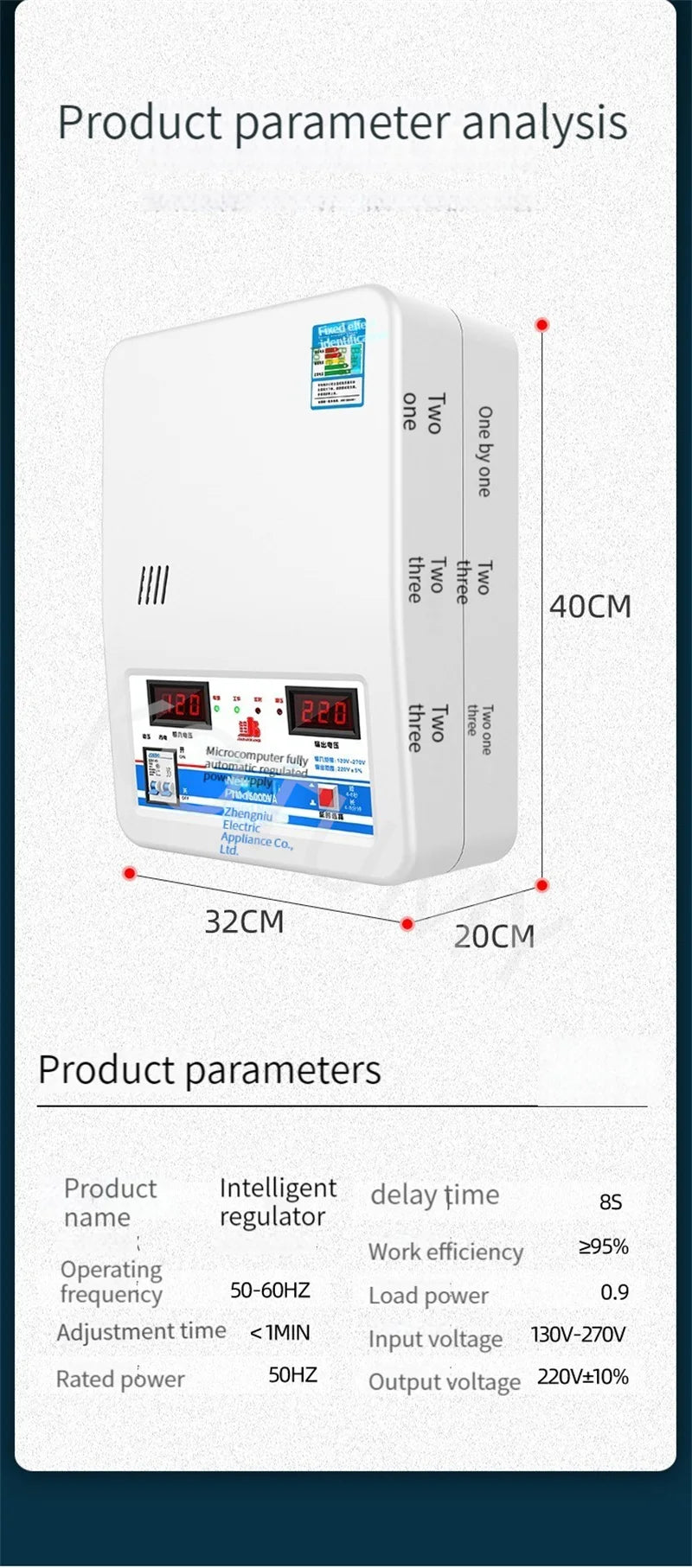 Estabilizador de voltaje 220v, para sistemas de hasta 20kw, con doble pantalla de entrada y salida, para sistemas en interruptor, o fuera de red, para eólica, solar, e híbrida.