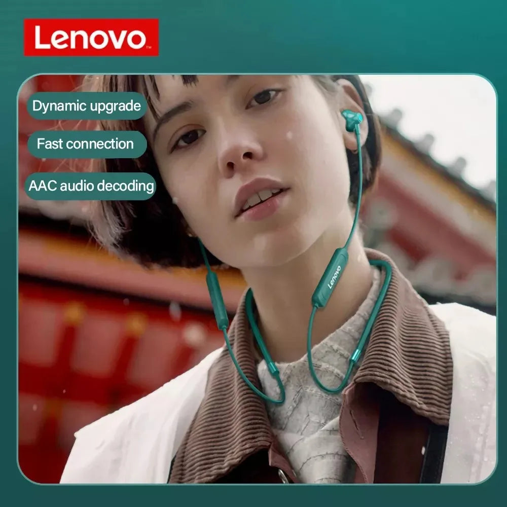 Auténticos auriculares Lenovo SH1 Bluetooth 5.0, con conexión rápida y reducción de ruido.