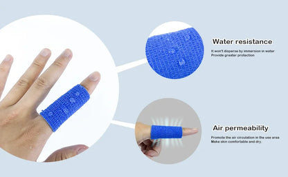 Tela Elástica Autoadhesiva Wrap, opción ideal para emergencias sobre la marcha. Disponibles en varios tamaños