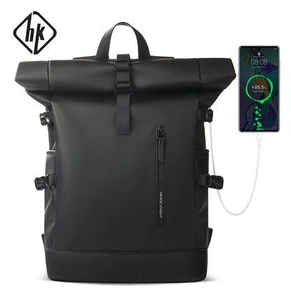 Waterproof and expandable travel backpack,