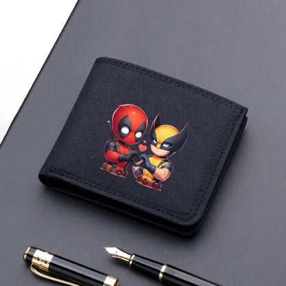 Deadpool Wolverine Anime Wallet Credit Card Holder. Great Gift Idea