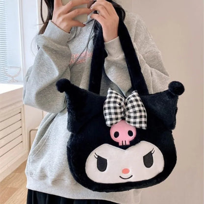 Sanrio Plush Bag, Cartoon Kuromi Melody, Great Gift Idea.