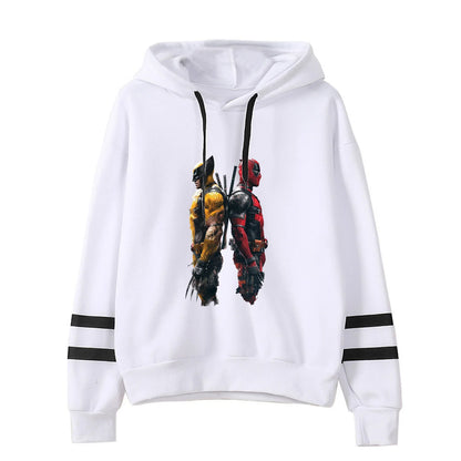 Felpa con cappuccio unisex Marvels per adulti di Deadpool e Wolverine