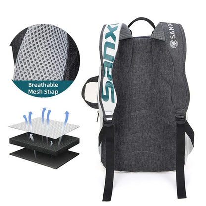 Borsa pieghevole per racchette da paddle, squash, badminton e tennis.