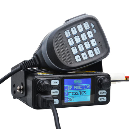 Walkie Talkie IC-980Pro VHF UHF Dual Band Dual Watch 25W 200Ch Reducción de ruido Mini FM Vox Scrambler Radio móvil