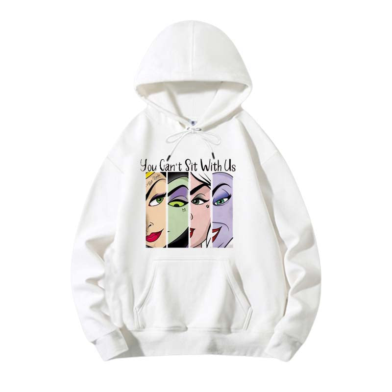 Disney Baddies Disney Graphic Print Hoodie