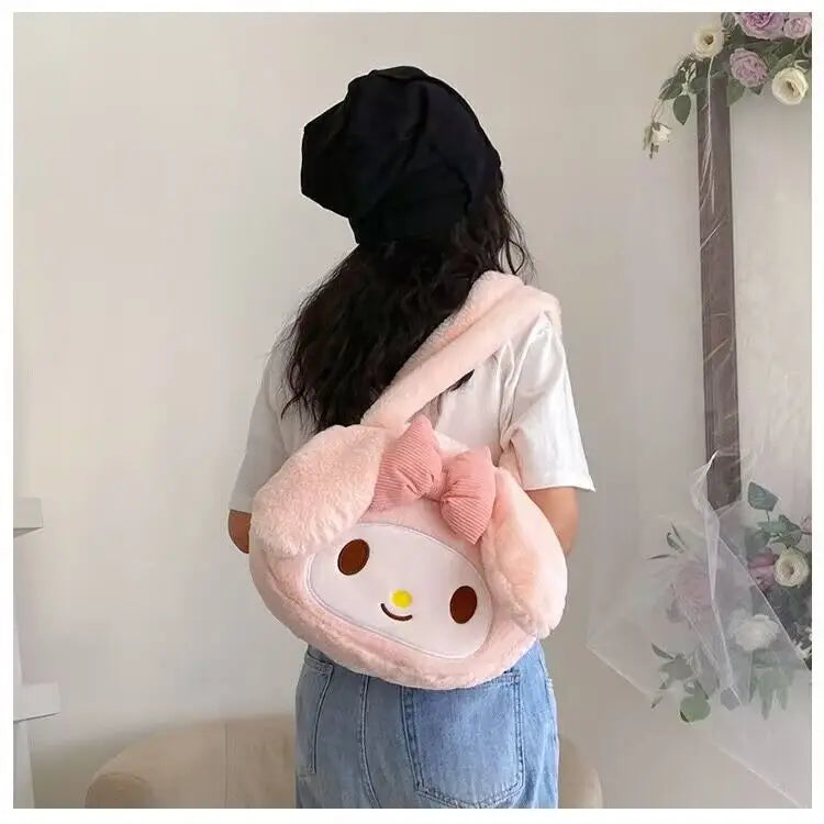 Sanrio Plush Bag, Cartoon Kuromi Melody, Great Gift Idea.