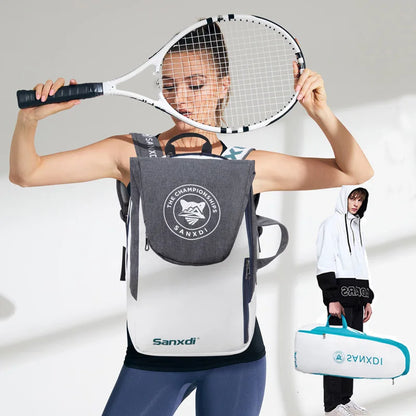 Borsa pieghevole per racchette da paddle, squash, badminton e tennis.