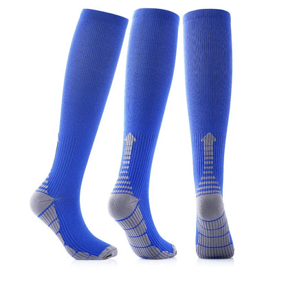 Calcetines de compresión deportivos ideales para entrenamientos como Rugby, Fútbol, Voleibol, etc.