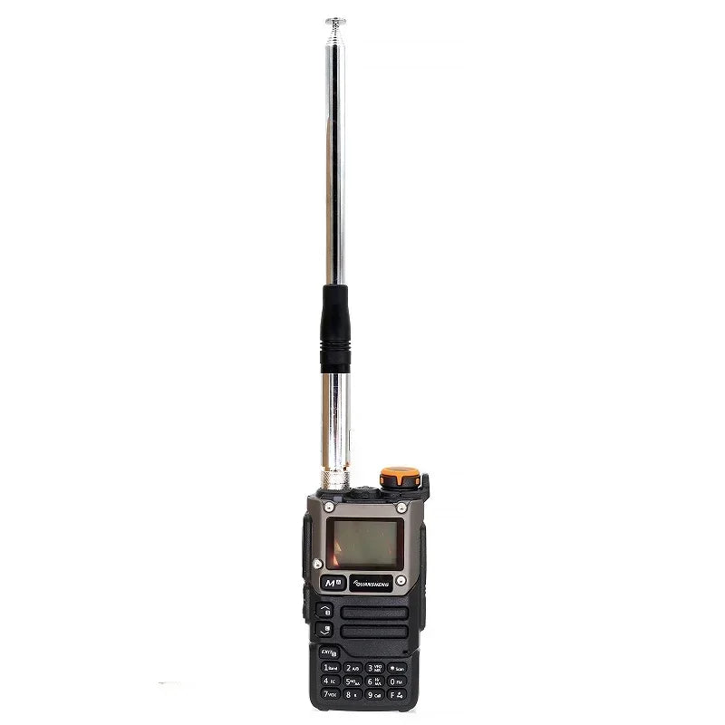 Antena para Walkye Talkye, para aumento de bada hasta 27 Mhz telescopica. Con conector SMA Bnc