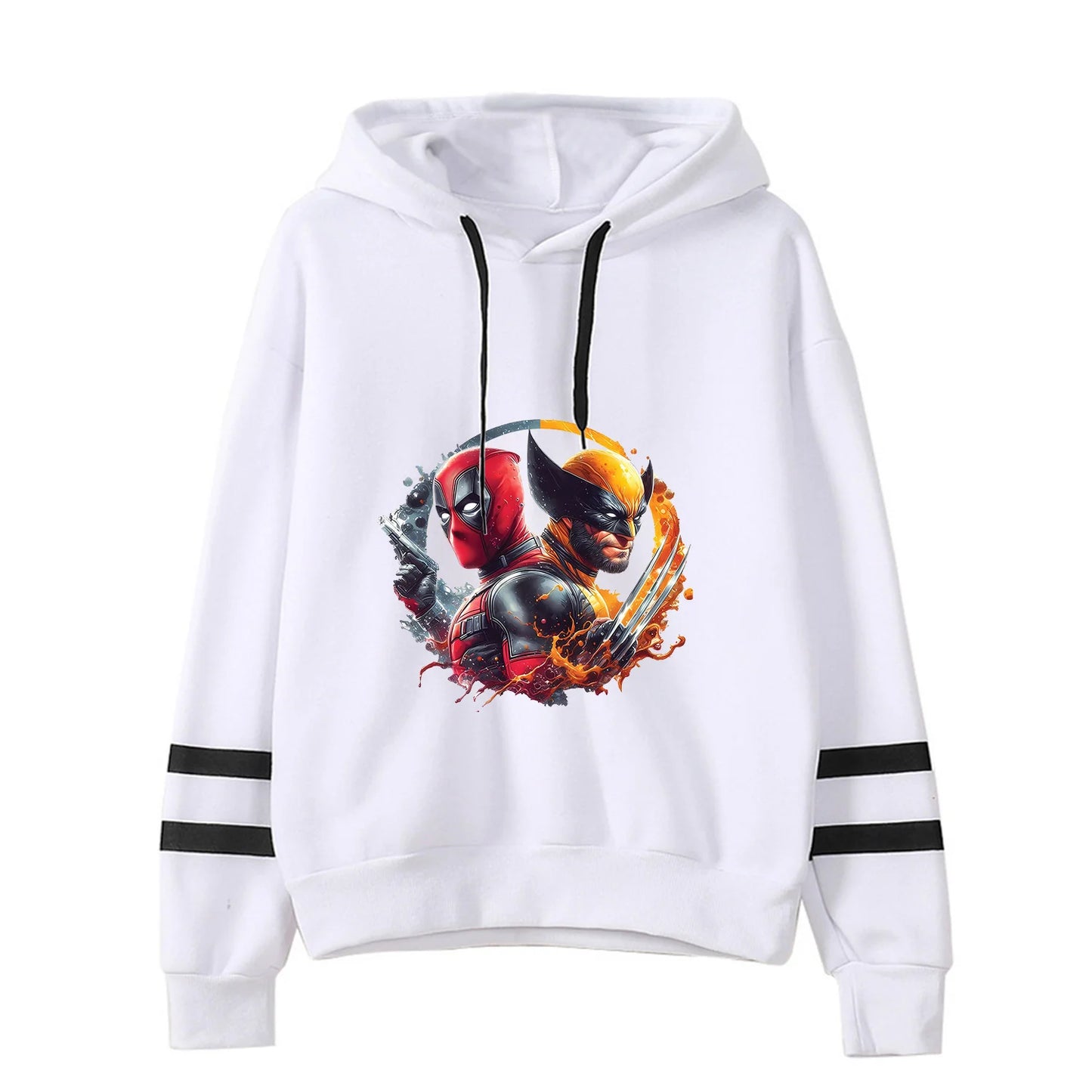 Felpa con cappuccio unisex Marvels per adulti di Deadpool e Wolverine