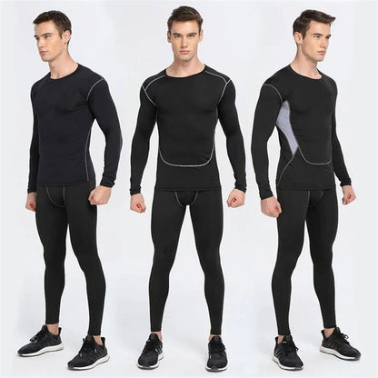 Men's Winter Thermal Underwear Set Size M to 4XL