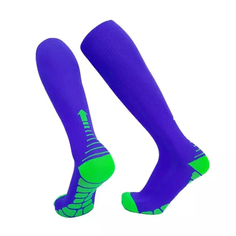 Calcetines de compresión deportivos ideales para entrenamientos como Rugby, Fútbol, Voleibol, etc.