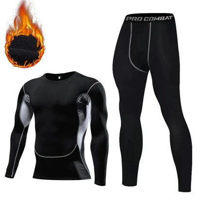 Men's Winter Thermal Underwear Set Size M to 4XL