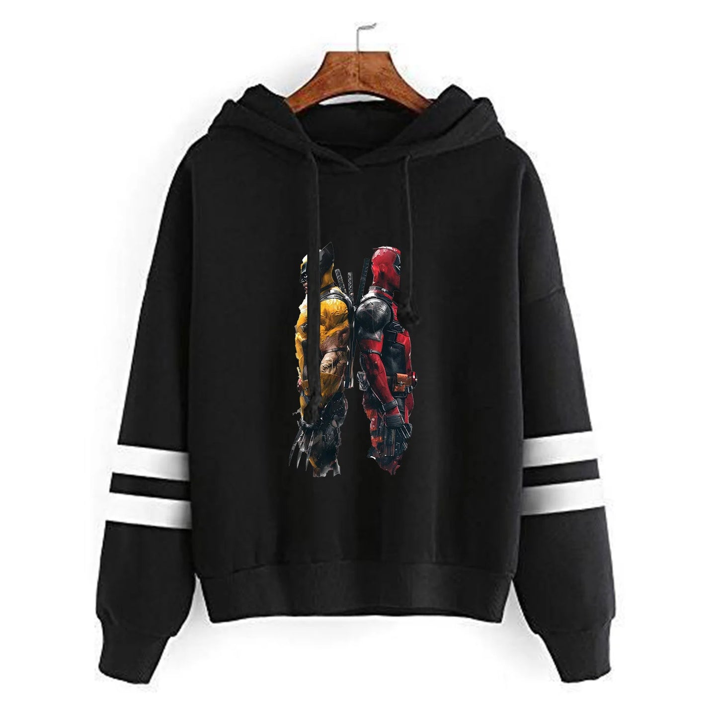 Felpa con cappuccio unisex Marvels per adulti di Deadpool e Wolverine