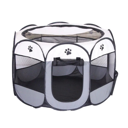 Tenda per gatti pieghevole portatile Casa per gatti Tenda da viaggio pieghevole portatile per animali domestici Gabbia per cani/gatti Facile da usare Recinzioni per cani/gatti di grandi dimensioni