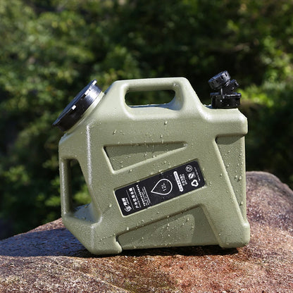 Large 12L camping water container with water tank. 