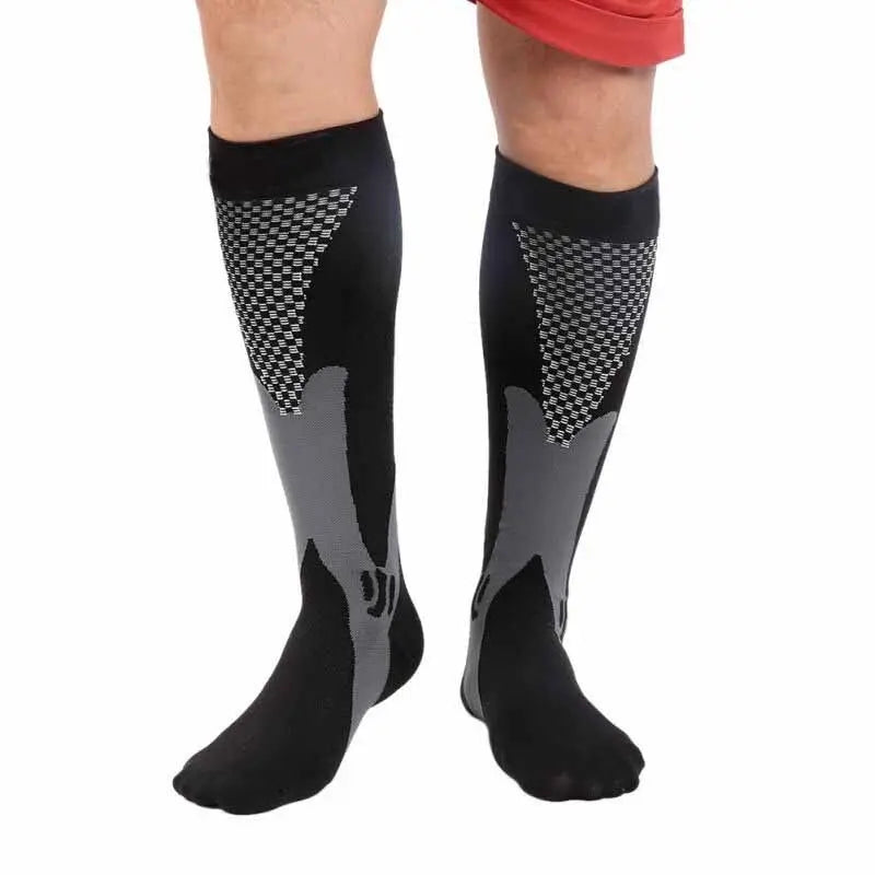 Calcetines de compresión deportivos ideales para entrenamientos como Rugby, Fútbol, Voleibol, etc.