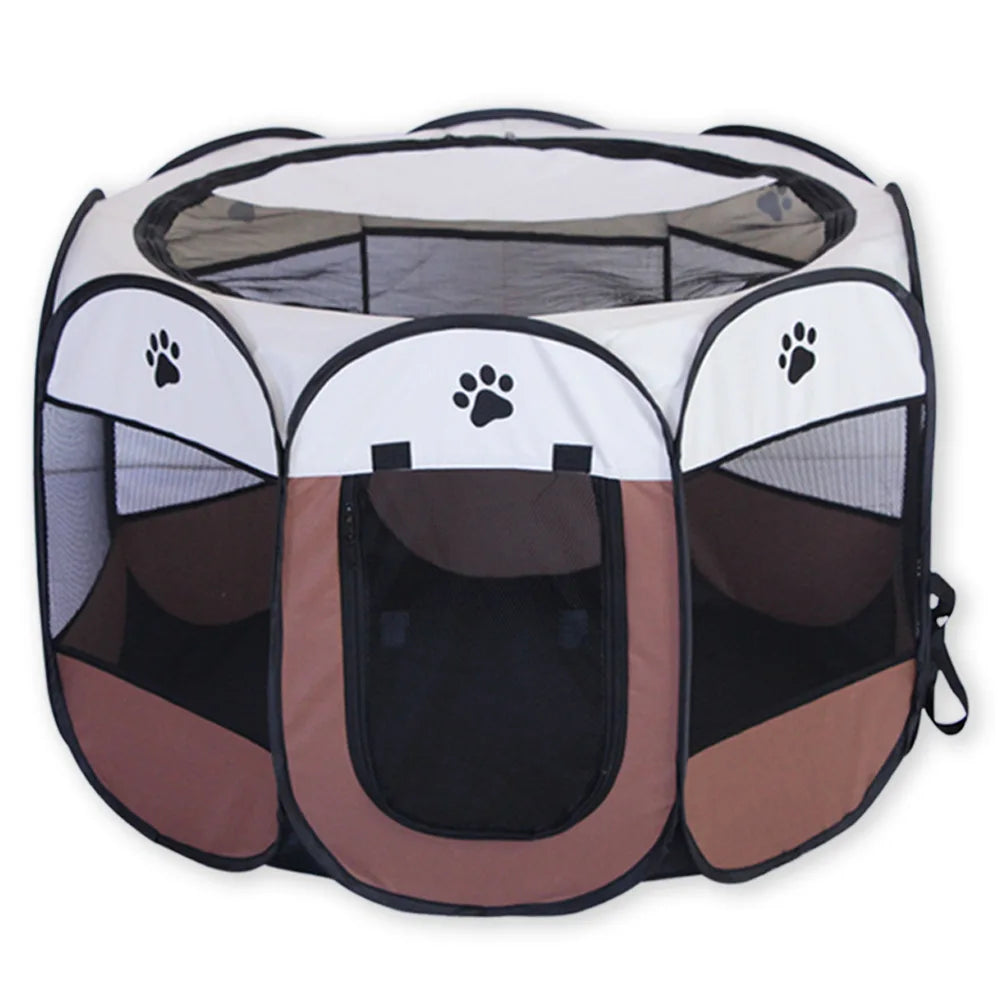 Tenda per gatti pieghevole portatile Casa per gatti Tenda da viaggio pieghevole portatile per animali domestici Gabbia per cani/gatti Facile da usare Recinzioni per cani/gatti di grandi dimensioni