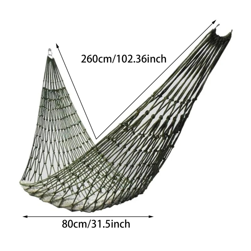 Amaca da esterno con cinghie, corda in nylon, ideale per campeggio, sopravvivenza, escursionismo