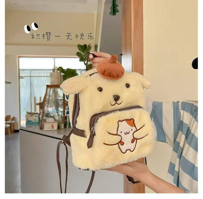 Nuevo Kawaii Sanrio Mochila Peluche Kitty, Kuromi Cartoon, de alta calidad.