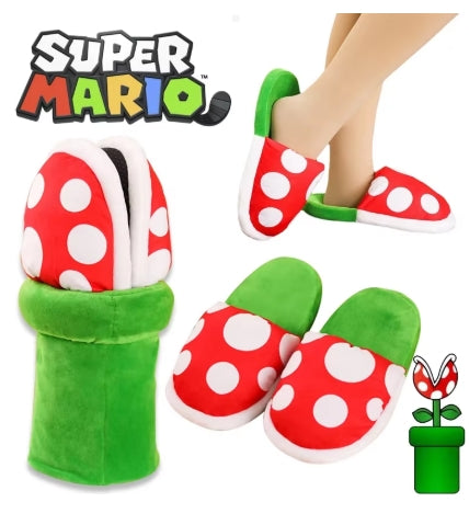 Pantuflas con los personajes de Super Mario gran idea de regalo