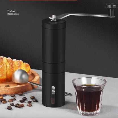 Stainless steel manual coffee grinder