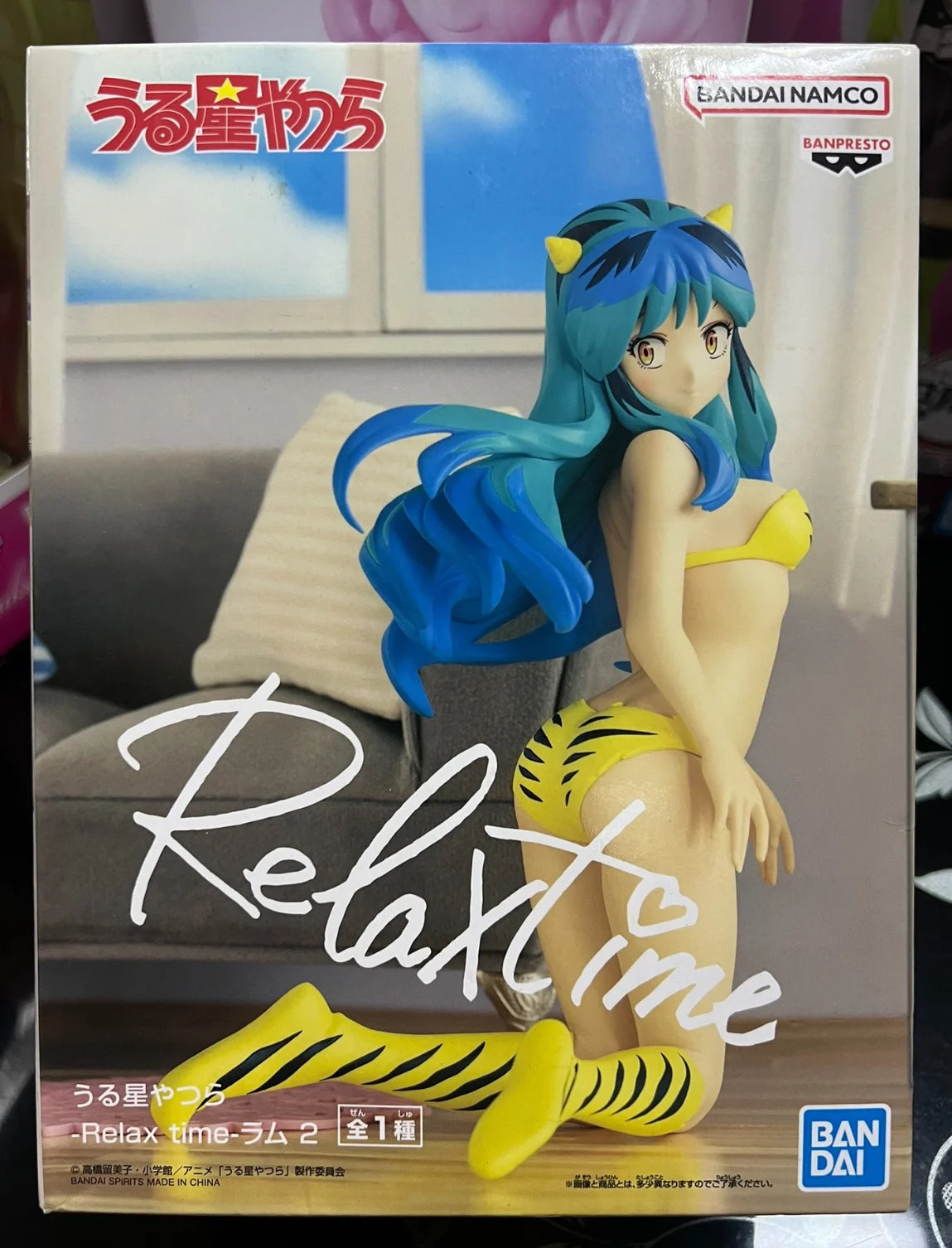 BANPRESTO-Figura original de anime, Time to Relax, Urusei Yatsura Lum.