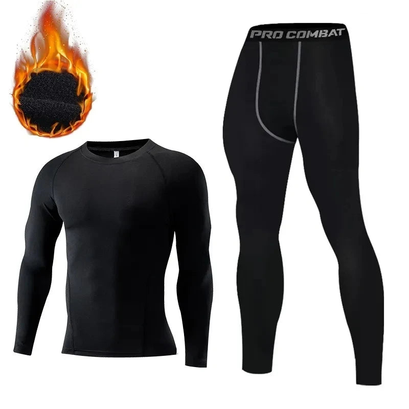 Men's Winter Thermal Underwear Set Size M to 4XL