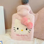 Bolsa de agua caliente de peluche de 500 ml Kawaii Hello Kitty, Kuromi, Cinnamoroll, Melody, Idea de regalo original Gift