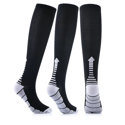 Calcetines de compresión deportivos ideales para entrenamientos como Rugby, Fútbol, Voleibol, etc.